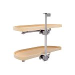 Rev-A-Shelf Maple Two-Tier Classic Girasolo w/ Soft-Close for 18" Left Opening/Blind Right Corner Cabinets