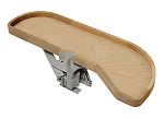 Rev-A-Shelf Maple Single-Tier Classic Girasolo w/ Soft-Close for 12" Right Opening/Blind Left Corner Cabinets