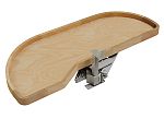 Rev-A-Shelf Maple Single-Tier Classic Girasolo w/ Soft-Close for 15" Left Opening/Blind Right Corner Cabinets