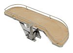 Rev-A-Shelf Maple Single-Tier Girasolo w/ Soft Close and Chrome Accents for 12" Right Opening/Blind Left Corner cabinets