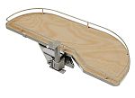 Rev-A-Shelf Maple Single-Tier Girasolo w/ Soft Close and Chrome Accents for 15" Right Opening/Blind Left Corner cabinets