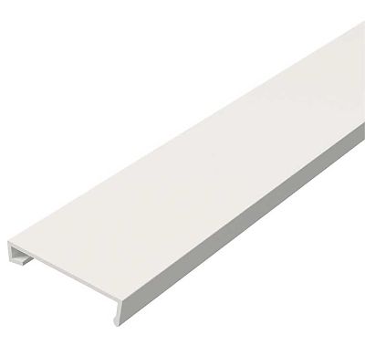 US Futaba 97" (2464mm) Cabinet Suspension Rail Cover Cap - EACH (White)