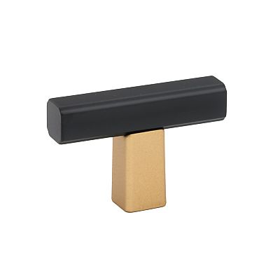 Alno Quadrato 1-3/4" (44mm) Smooth T-Bar Cabinet Knob