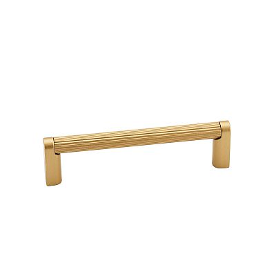 Alno Alta Moda 4" (102mm) Center-to-Center Ribbed Bar Cabinet Pull