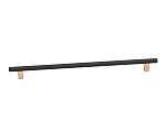 Alno Quadrato 12" (305mm) Center-to-Center Grooved Bar Pull
