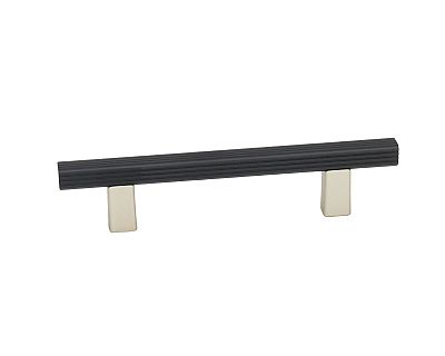 Alno Quadrato 3-1/2" (89mm) Center-to-Center Grooved Bar Pull