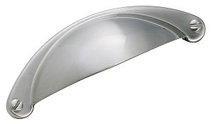 Amerock Essentialz 2-1/2" (64mm) Center-to-Center Cabinet Cup/Bin Pull