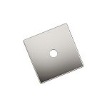 Amerock Ladera 1-3/16" (30mm) Square Cabinet Knob Backplate
