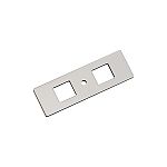 Amerock Medora 3-11/16" (94mm) Rectangle Cabinet Knob Backplate