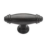 Ashley Norton Solid Bronze Artisanal Large 3-1/8" (79mm) x 7/8" (22mm) Cabinet Knob