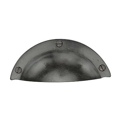 Ashley Norton Solid Bronze Front Mounted 3-7/8" (98mm) Cabinet Cup Pull