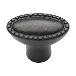 Ashley Norton Solid Bronze Opal 1-1/2" (38mm) x 3/4" (19mm) Cabinet Knob