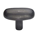 Ashley Norton Solid Bronze Potato 1-7/8" (48mm) x 13/16" (21mm) Cabinet Knob
