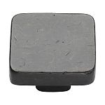 Ashley Norton Solid Bronze Square Rustic 1-1/2" (38mm) Cabinet Knob
