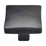 Ashley Norton Solid Bronze Square Puffed 1-1/4" (32mm) Cabinet Knob