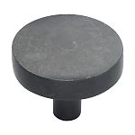 Ashley Norton Solid Bronze Round Disc 1-1/4" (32mm) Cabinet Knob