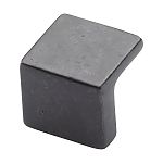 Ashley Norton Solid Bronze L Drop 1" (25mm) x 1" (25mm) Cabinet Knob