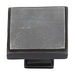 Ashley Norton Solid Bronze Miles 1-1/4" (32mm) Square Cabinet Knob