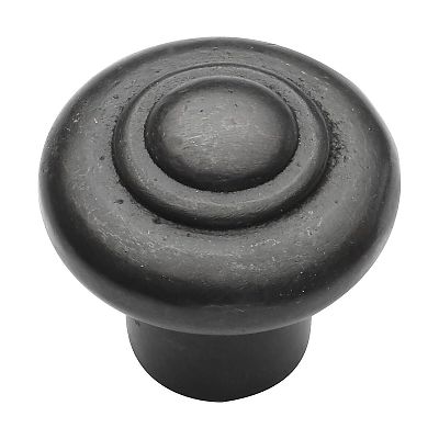 Ashley Norton Solid Bronze Beaded 1-1/2" (38mm) Cabinet Knob