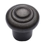 Ashley Norton Solid Bronze Beaded 1-1/4" (32mm) Cabinet Knob
