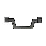 Ashley Norton Solid Bronze Angled 3-3/4" (96mm) Center-to-Center Drop Cabinet Pull
