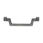 Ashley Norton Solid Bronze Angled 5-1/2" (140mm) Center-to-Center Drop Cabinet Pull