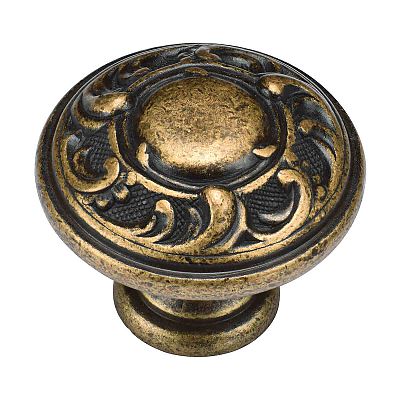 Ashley Norton Manzoni Decorated Round 1-3/8" (35mm) Cabinet Knob