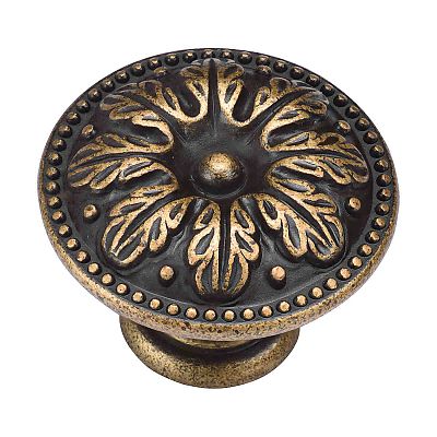 Ashley Norton Manzoni Floral Round 1-3/8" (35mm) Cabinet Knob