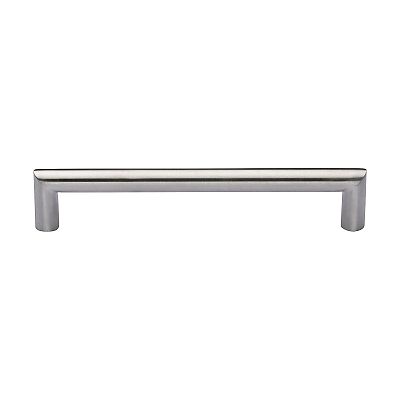 Ashley Norton Manzoni Modern D Stainless Steel 6" (152mm) Center-to-Center Cabinet Pull
