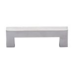 Ashley Norton Manzoni Square Stainless Steel 3-3/4" (96mm) Center-to-Center Cabinet Pull
