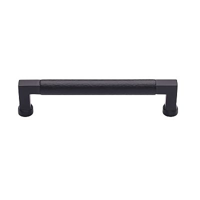 Ashley Norton Solid Brass Hammered Bauhaus 4" (102mm) Center-to-Center Cabinet Pull