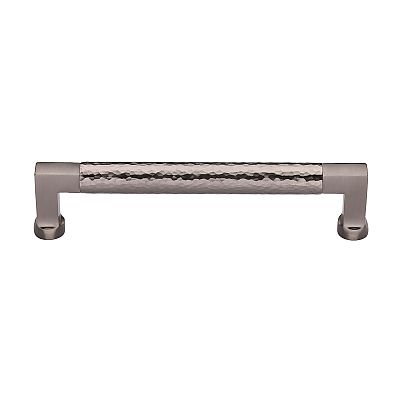 Ashley Norton Solid Brass Hammered Bauhaus 6" (152mm) Center-to-Center Cabinet Pull
