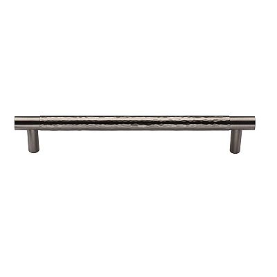 Ashley Norton Solid Brass Hammered Bern 4" (102mm) Center-to-Center Cabinet Pull