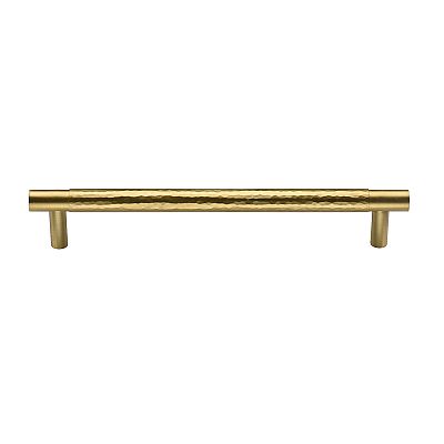 Ashley Norton Solid Brass Hammered Bern 6" (152mm) Center-to-Center Cabinet Pull