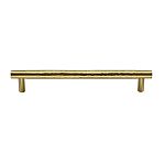Ashley Norton Solid Brass Hammered Bern 6" (152mm) Center-to-Center Cabinet Pull