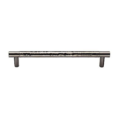 Ashley Norton Solid Brass Hammered Bern 10" (254mm) Center-to-Center Cabinet Pull