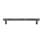 Ashley Norton Solid Brass Hammered Bern 10" (254mm) Center-to-Center Cabinet Pull