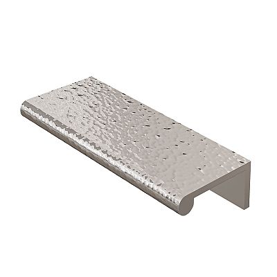 Ashley Norton Solid Brass Hammered 3-15/16" (100mm) Edge Pull