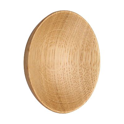 Ashley Norton Manzoni Round Concave Designer Wood 2-1/2" (64mm) Cabinet Knob
