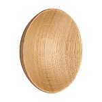 Ashley Norton Manzoni Round Concave Designer Wood 2-1/2" (64mm) Cabinet Knob