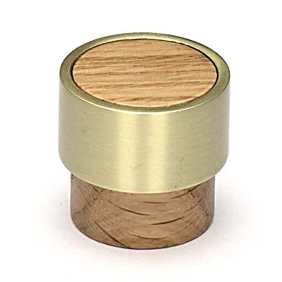 Ashley Norton Manzoni Designer Wood Round 1" (25mm) Cabinet Knob