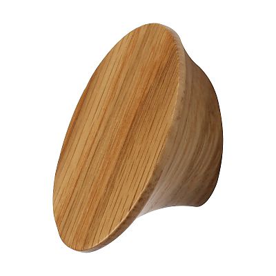 Ashley Norton Manzoni Designer Wood 2-1/8" (54mm) x 1-7/8" (48mm) Angled Cabinet Knob