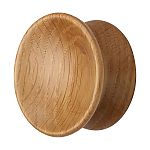 Ashley Norton Manzoni Designer Wood Axel 2-1/4" (57mm) Cabinet Knob