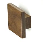 Ashley Norton Manzoni Designer Wood Square 1-3/8" (35mm) Cabinet Knob