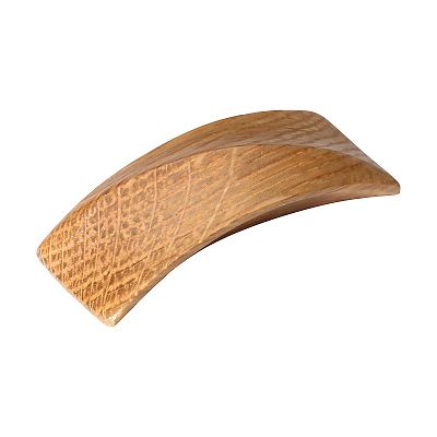 Ashley Norton Manzoni Ridged Designer Wood 1-1/4" (32mm) Center-to-Center Cabinet Pull