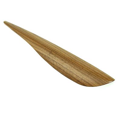 Ashley Norton Manzoni Wave Designer Wood 5-1/16" (129mm) Center-to-Center Cabinet Pull