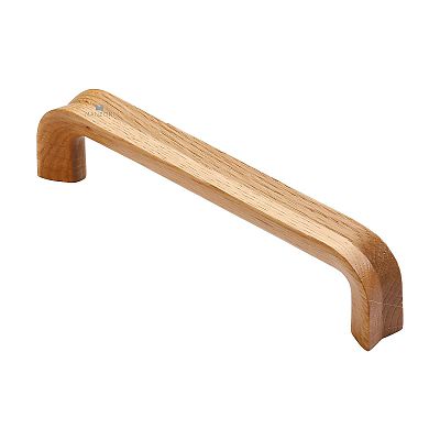 Ashley Norton Manzoni Groovy Designer Wood 6-5/16" (160mm) Center-to-Center Cabinet Pull