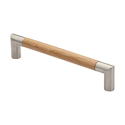 Ashley Norton Manzoni Modern Designer Wood 7-9/16" (192mm) Center-to-Center Cabinet Pull