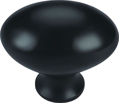 Ashley Norton Solid Brass Egg 1-1/4" (32mm) x 3/4" (19mm) Cabinet Knob