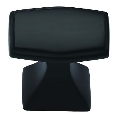 Ashley Norton Solid Brass Deco 1-1/4" (32mm) x 7/8" (22mm) Cabinet Knob